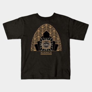 All Seeing-Eye - Art Deco Kids T-Shirt